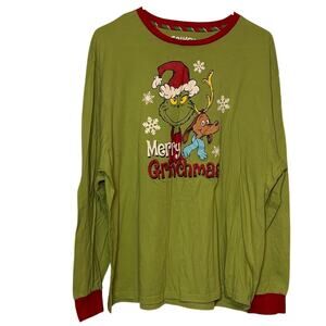 The Grinch Long Sleeve T-Shirt XL 36/38 Green Merry Grinchmas Holiday Tee